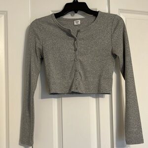 Sunday Best Cropped Long Sleeve Sweater